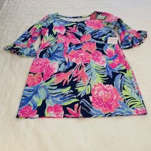 💕NWT’s Lilly Pulitzer UPF 50+ Sophie Ruffle Dress. Size XL💕